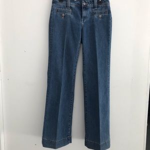 Anthro Pilcro and The Letterpress Wide Leg Jeans